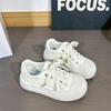 Cute Fashion Round Head Platform Casual Shoes Women's Spring New Heightening Lightweight Low-top Board Shoes Sneakers