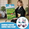 Gem Painting Accessories Gem Painting Supplies Adjustable Canvas Scroll Ring Storage Tool And Table Clamp Set For Women Painters