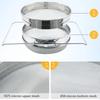 Пищевая нержавеющая сталь 304 Медовый фильтр Двухслойная конструкция Подходит для эффективного удаления восков и очистки