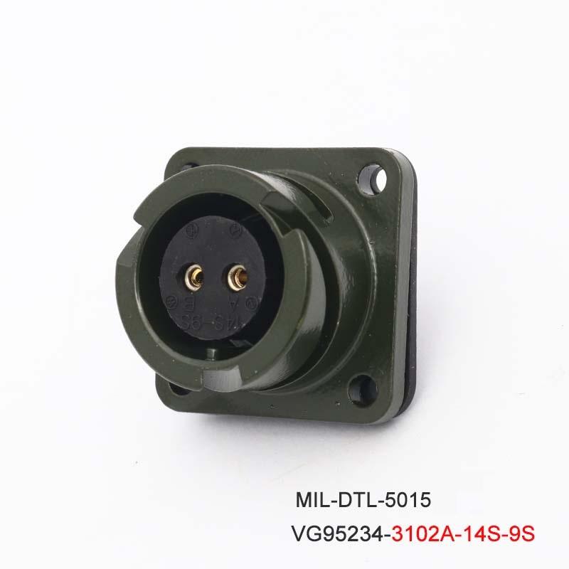 14S-9S 14S-9P Aviation Plug Servo Motor Connector MIL-DTL-5015 VG95234 MS3108A MS3106A MS3102A MS5015 MS3100A MS3101A 14-9S 14-9