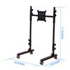 8VRS Floor-Standing Mobile Stand: Adjustable Height for LCD Monitors and TVs Up to 55 Inches