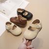 Baby Princess Shoes Soft Soled Single Shoes for Children Spring and Autumn New Velcro Girls Casual Fashion Shoes Baby Small Leather Shoes