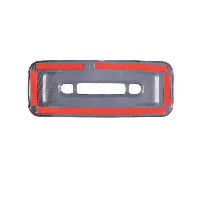Carbon Fiber Style Car Rear Reading Light Frame Decorative Sticker Fit For Toyota Tundra 2022-23 Auto Interior