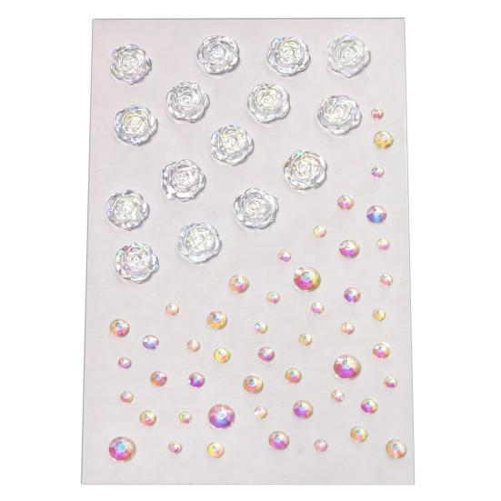 Self-Adhesive Face Rhinestone Makeup Supplies Sparkling Non-Irritation Festival Face Jewels Face Eye Gems for Women
