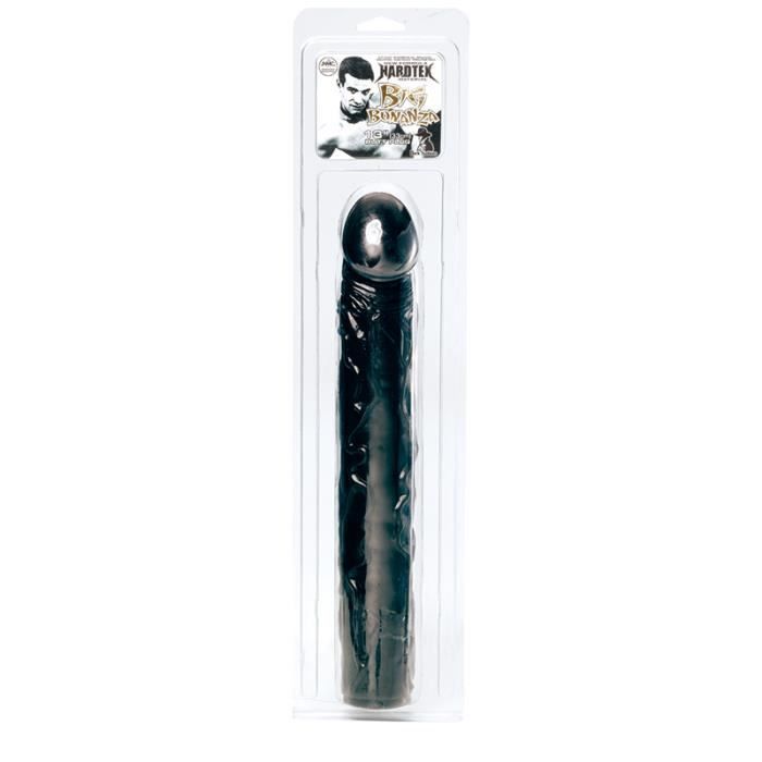 Godemichet Anal - BIG BONANZA - 33cm - PVC sans Phtalates - Diamètre 5,5cm - Noir