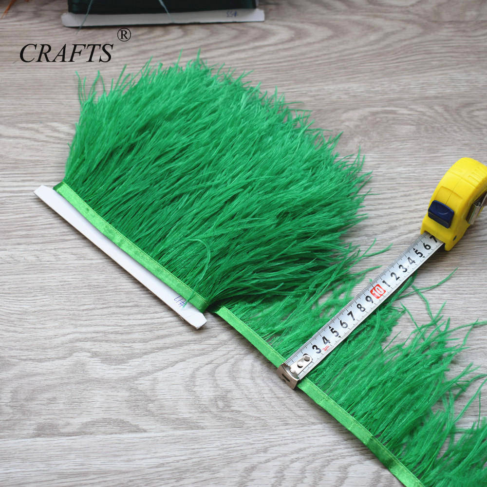 Перо2023 горячо! Пушистая и красивая отделочная ткань с перьями страуса, длина 5-10 м, боковая лента, ширина 8-10 см / Аксессуары для шитья DIY