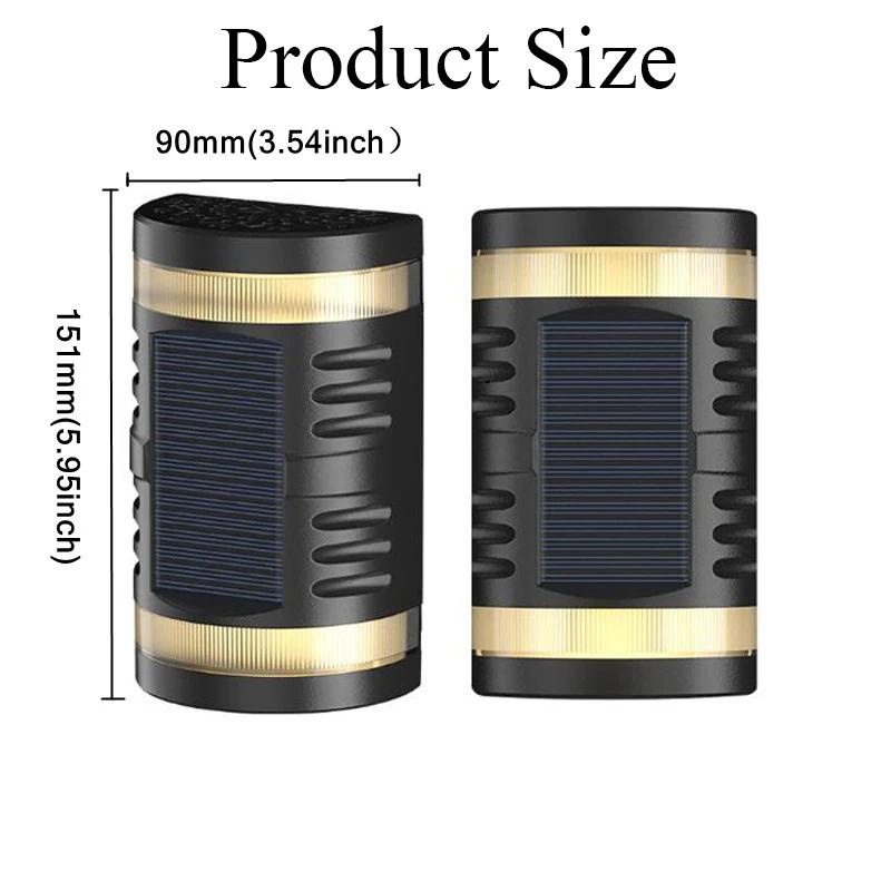 Настенный светильник на солнечных батареях, уличный водонепроницаемый светильник на солнечной энергии, освещающий вверх и вниз, украшение для дома, сада и двора, уличные солнечные лучи
