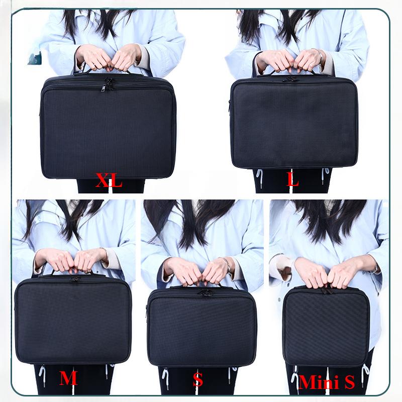 Профессиональный чехол для макияжа женский дорожный большой вместительный ящик для инструментов для красоты ногтей косметический органайзер чемоданы для коробок для хранения макияжа