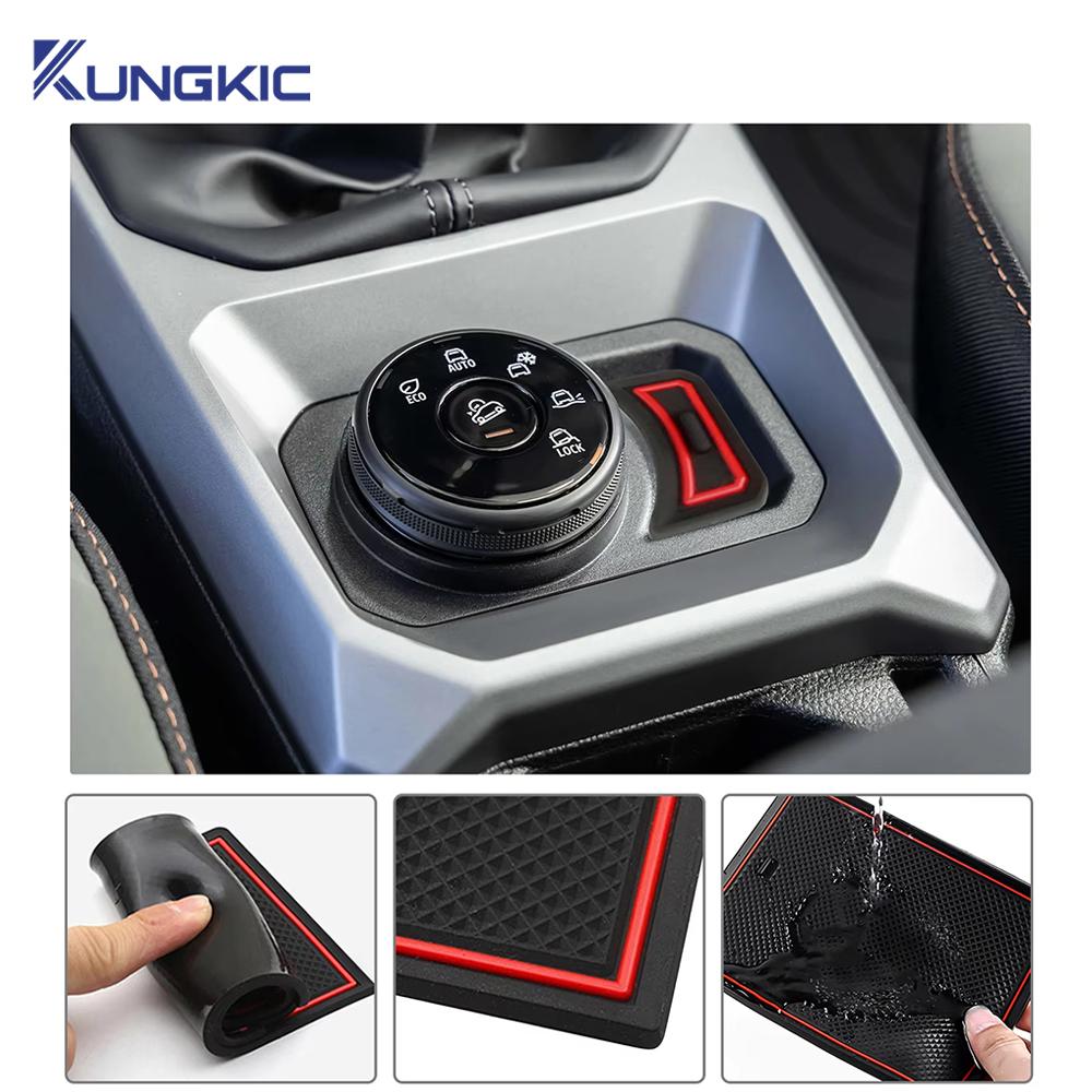 For Dacia Duster 3 2024 2025 Car Door Groove Mat Anti-Slip Door Gate Slot Pats Auto Interior Dacia Duster 3 Accessories