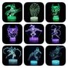 Spider-man 3d Led Night Light Modern Home Bedroom Decoration With Remote Control