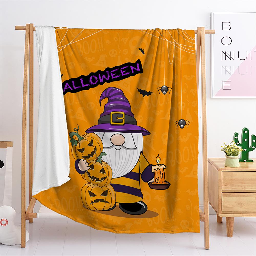 Фланелевый Хэллоуинский плед для спальни, гостиной, все сезоны