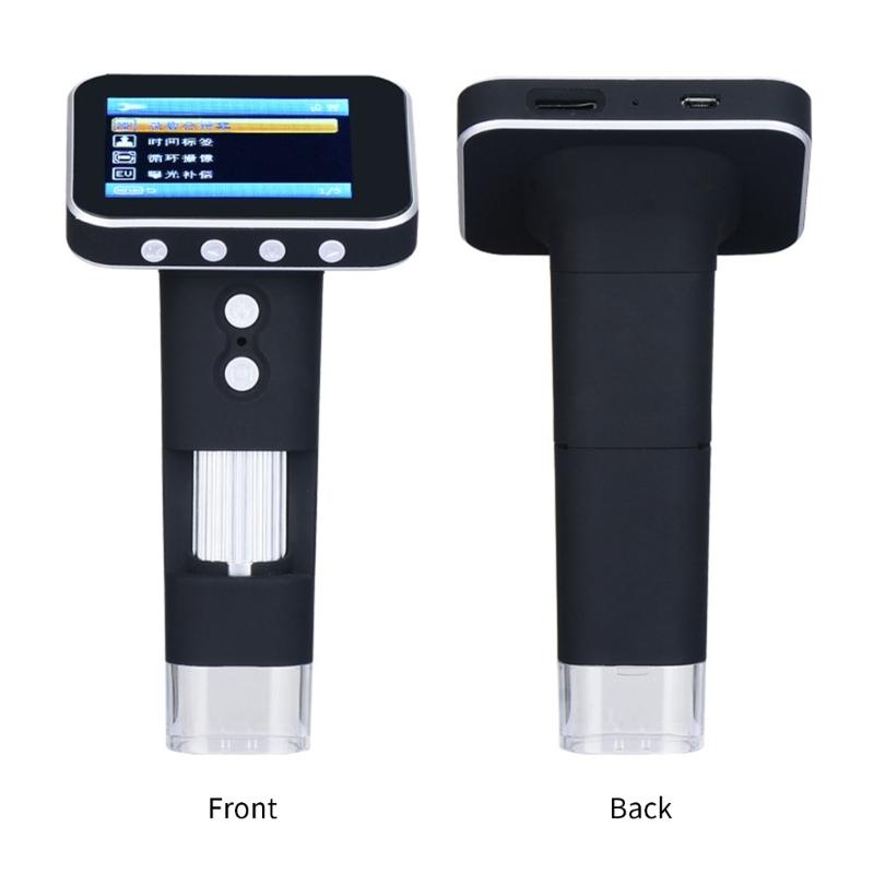 Portable Digital Magnifying Glass for Children with 500X and 500X Zoom Level 3.5 Inch Display Ideal for Outdoor Discovery