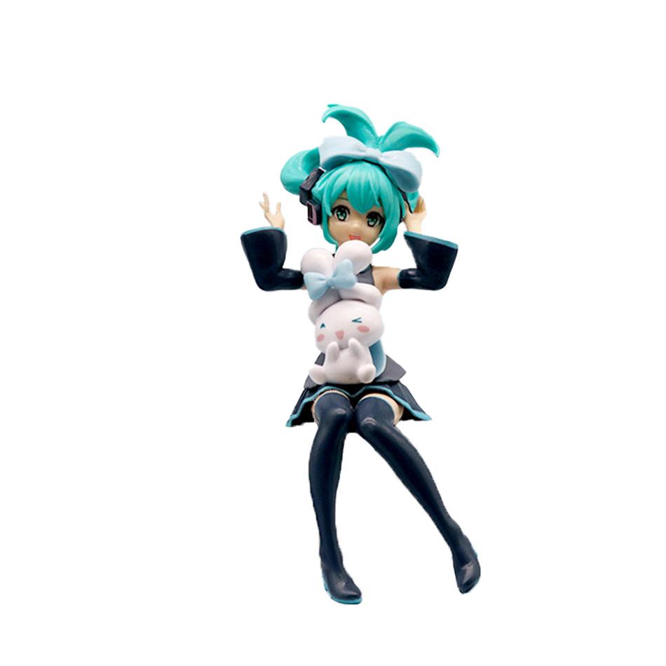 Hatsune Miku X Cinnamoroll Collaboration Figure Set Cute Anime Collectible Model Toys 2 Styles for Fans