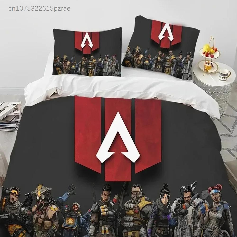 A-Apex Legends Игровой Мультяшный Комплект Постельного Белья Спальня Мягкие Современные Покрывала Удобное Пододеяльник Чехол для Одеяла и Наволочка