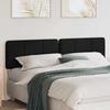 Upholstered Headboard in Brown and Black 180 cm