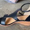 New Style Shoes: Large-sized Wedge Heel Shoes, Women's Middle Heel, Back Zipper Beach Sandals