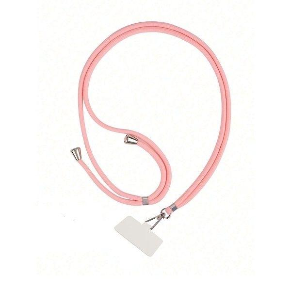 Necklace with Cord for Cell Phone Smartphone Pastel Light Gray
