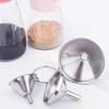 NEW Stainless Steel Kitchen Funnels Set Food Grade Metal Funnels For Filling Bottles Small Funnels For Essential Oil Spices