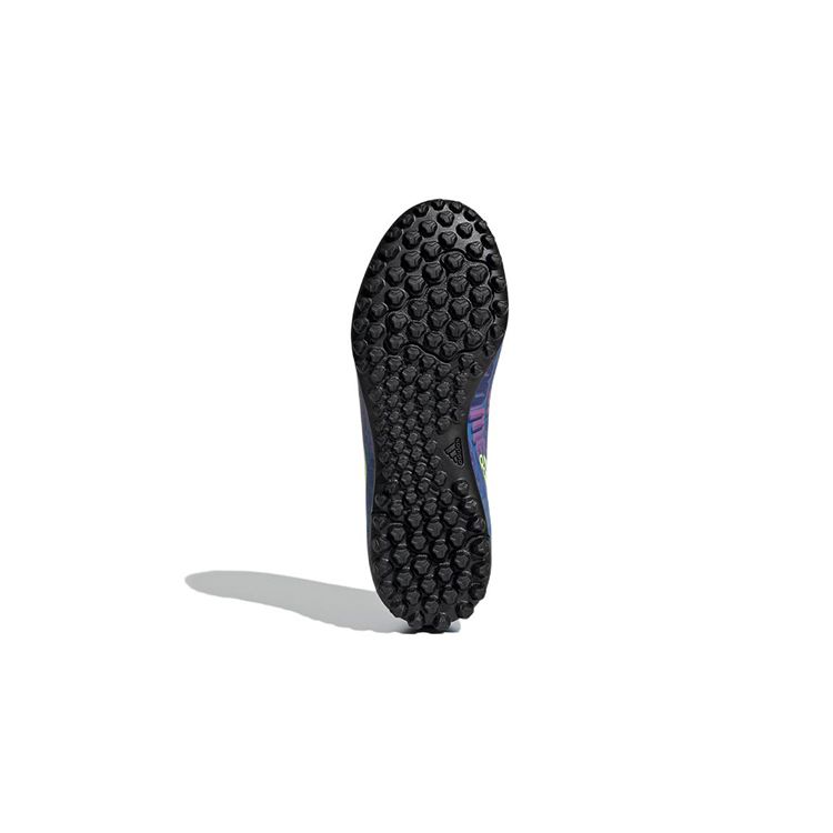 adidas Messi 4 Тканевые С Круглым Носком На Шнуровке Нескользящие Прочные Низкие Детские Футбольные Бутсы Детские Футбольные Бутсы Красные Синие FY6911