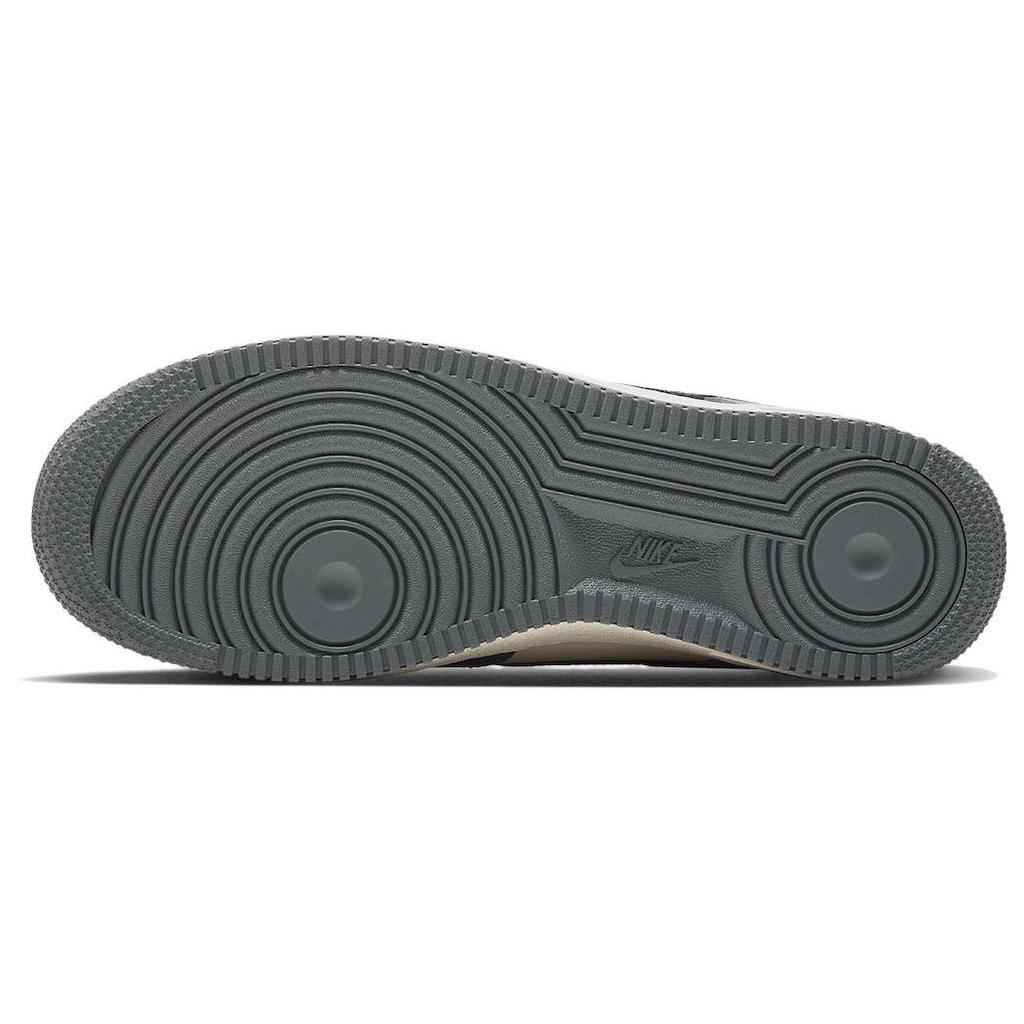 Nike Air Force 1 Кожа Нескользящие Прочные Легкие Низкие Кеды для Скейтбординга Унисекс Кроссовки Белый Серый Черный FD9063-100