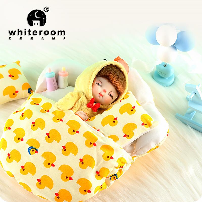 Ob11 Bjd Кукла Аксессуары Кровать Боди Obitsu 11 Одежда Куклы Для Девочек Мальчик Игрушки Детские Kawaii Аниме Игрушки Пижама Миниатюра