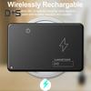 Wireless Charging Wallet Tracker Card Ultra-Thin Design Portable Bluetooth-compatible GPS Locator Waterproof Thin Item Finder