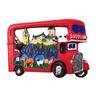 Scottish Scenic Double Decker Bus In The UK Resin Fridge Magnets Stickers Handmade Creative Souvenirs Home Decoration