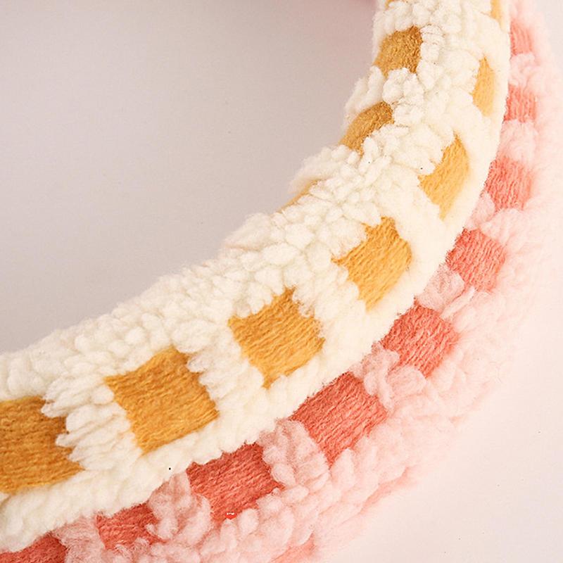 Мягкий чехол на руль для женщин, мультяшный чехол на руль, зимний эластичный защитный чехол на руль для салона автомобиля