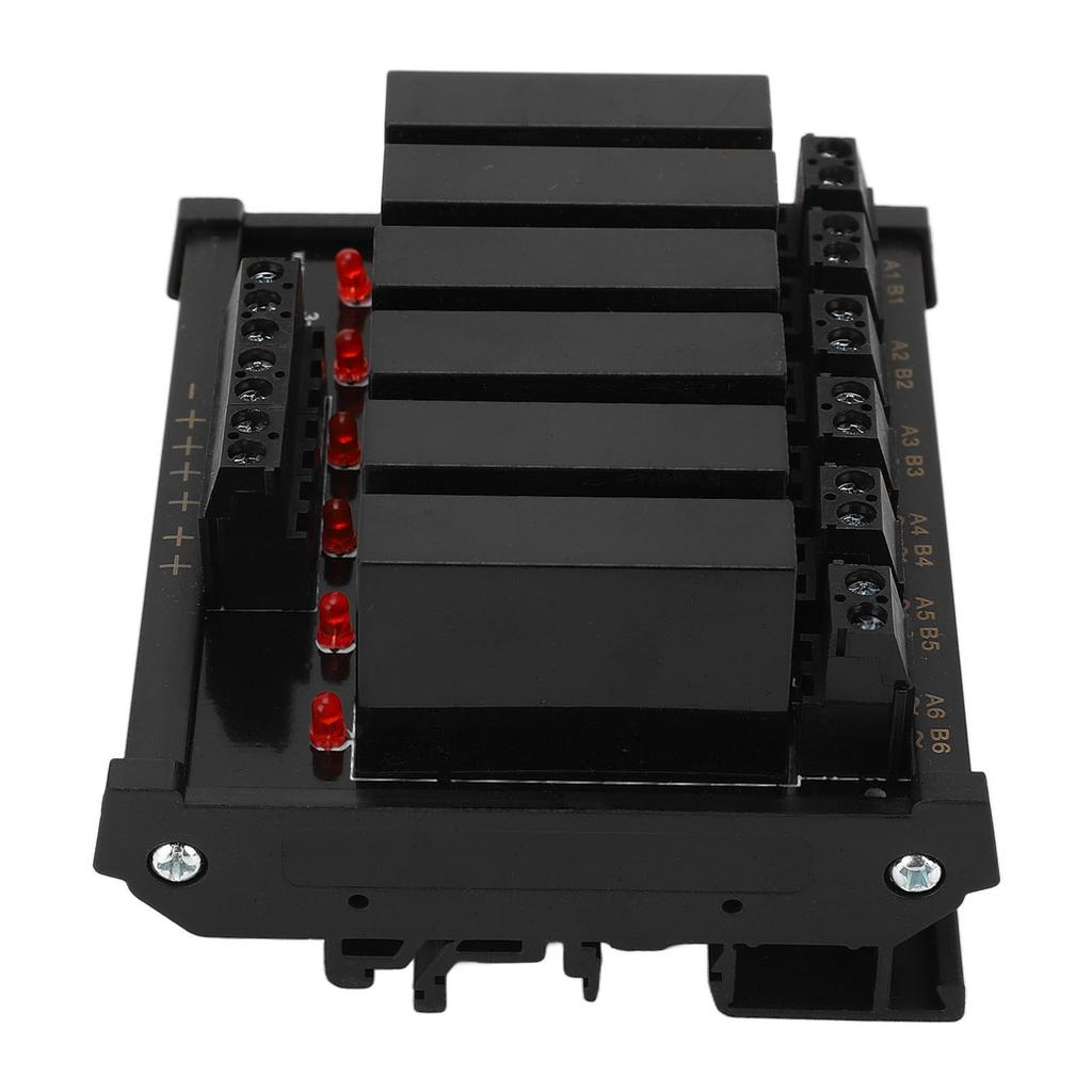6 Channel DC to AC Solid State Relay 3‑32VDC Input 5‑8A 24‑480VAC Load Solid State Relay SSR Module
