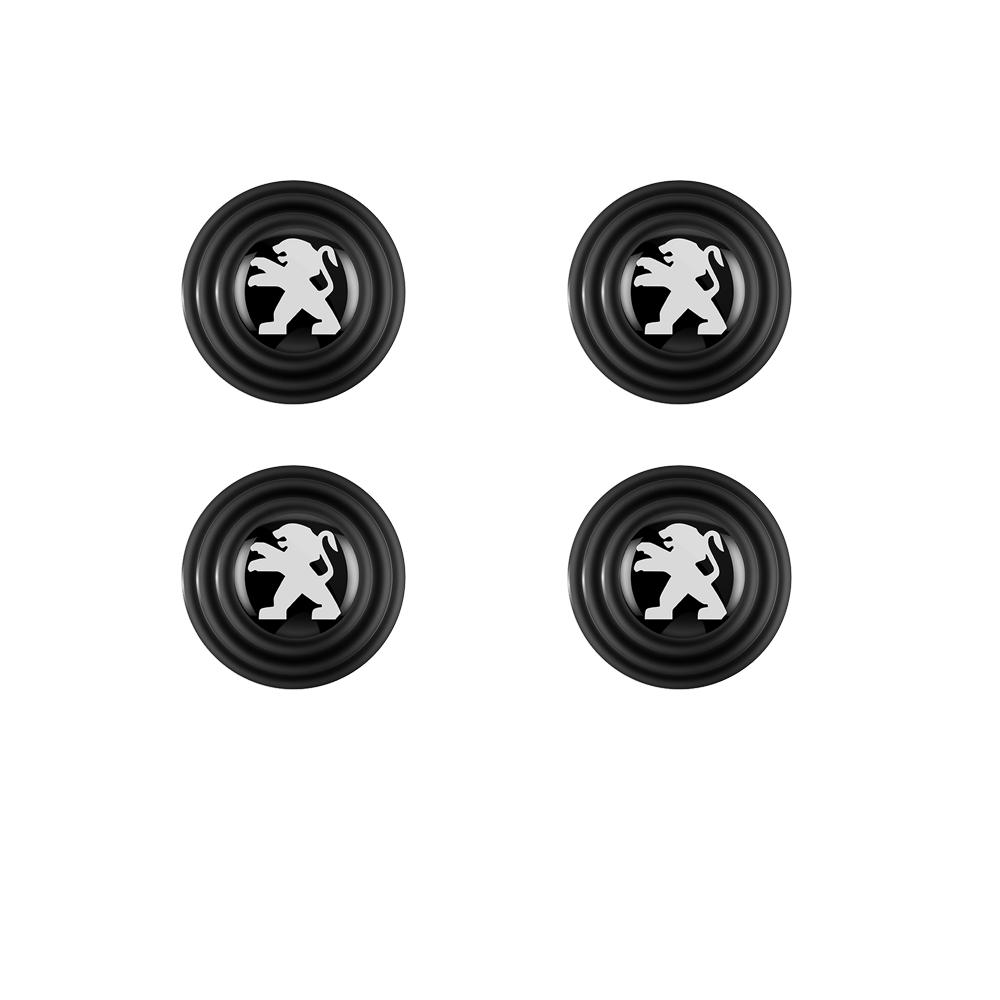 4/8pcs Silicone Car Door Shock Absorber Anti Collision Gasket Buffer Stickers For Peugeot 207 206 308 208 407 3008 Accessories