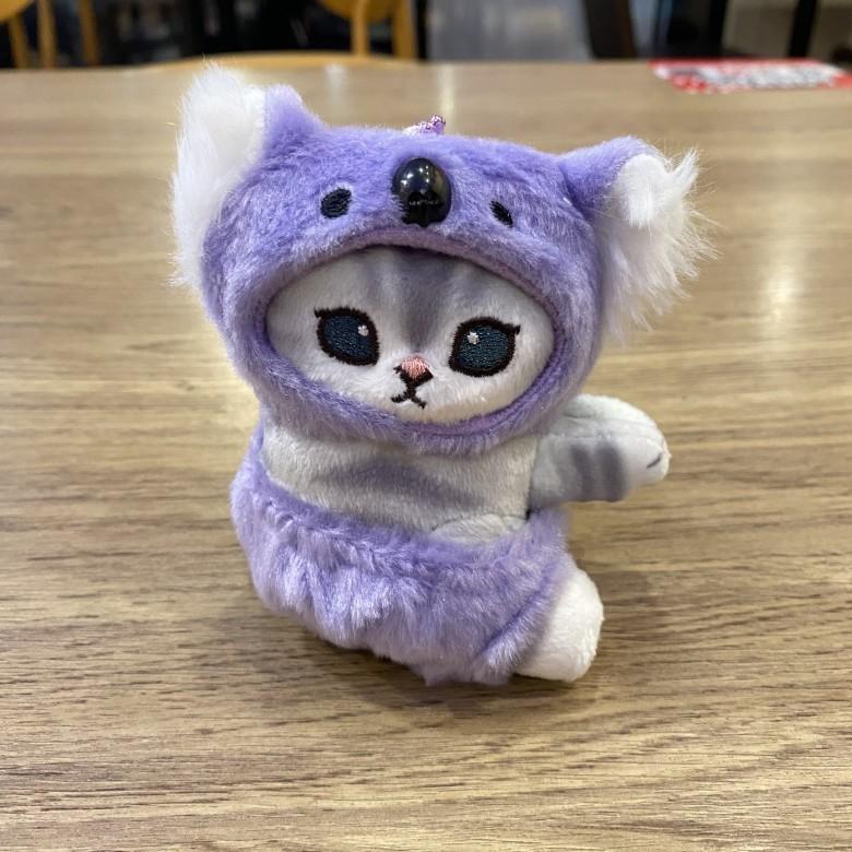 Плюшевая игрушка-кошка Мофусанд, наплечный зажим с мультяшным дизайном коалы и енота для декора детской комнаты