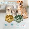 1 шт. миски для медленного кормления собак - противоскользящие, с интерактивным дизайном в виде лабиринта для мелких и средних домашних животных, с защитой от вздутия живота и удушья