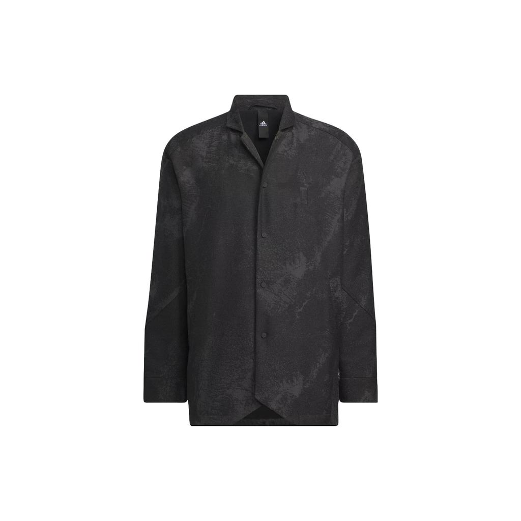 Adidas Wuji Shacket Sports Casual Jacket Men Outerwear Black IP4907