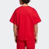 adidas Коллекция Originals Синяя Версия Футболки Мужские Светло-Алый Круглый Вырез Умеренный Прямой Крой IA2423