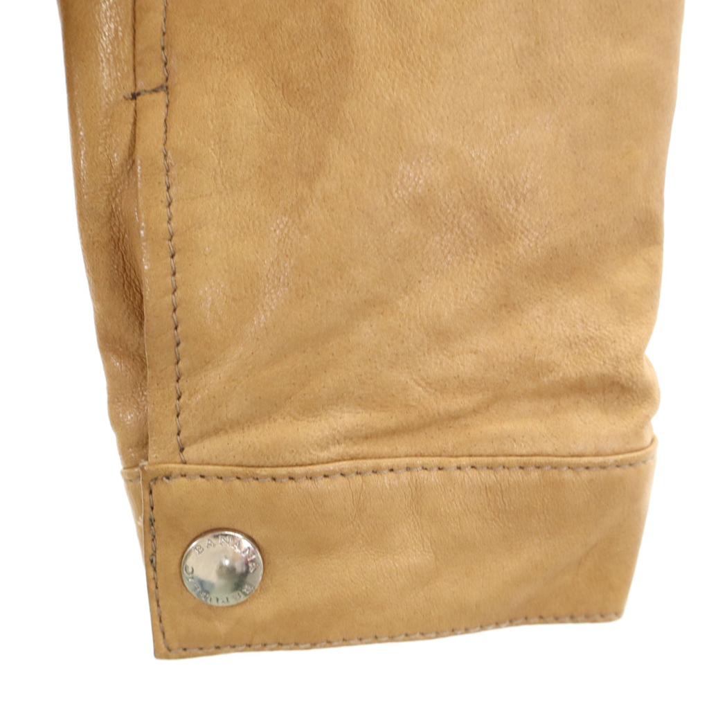 Banana Republic Кожаная куртка S Бежевая Женская Б/у