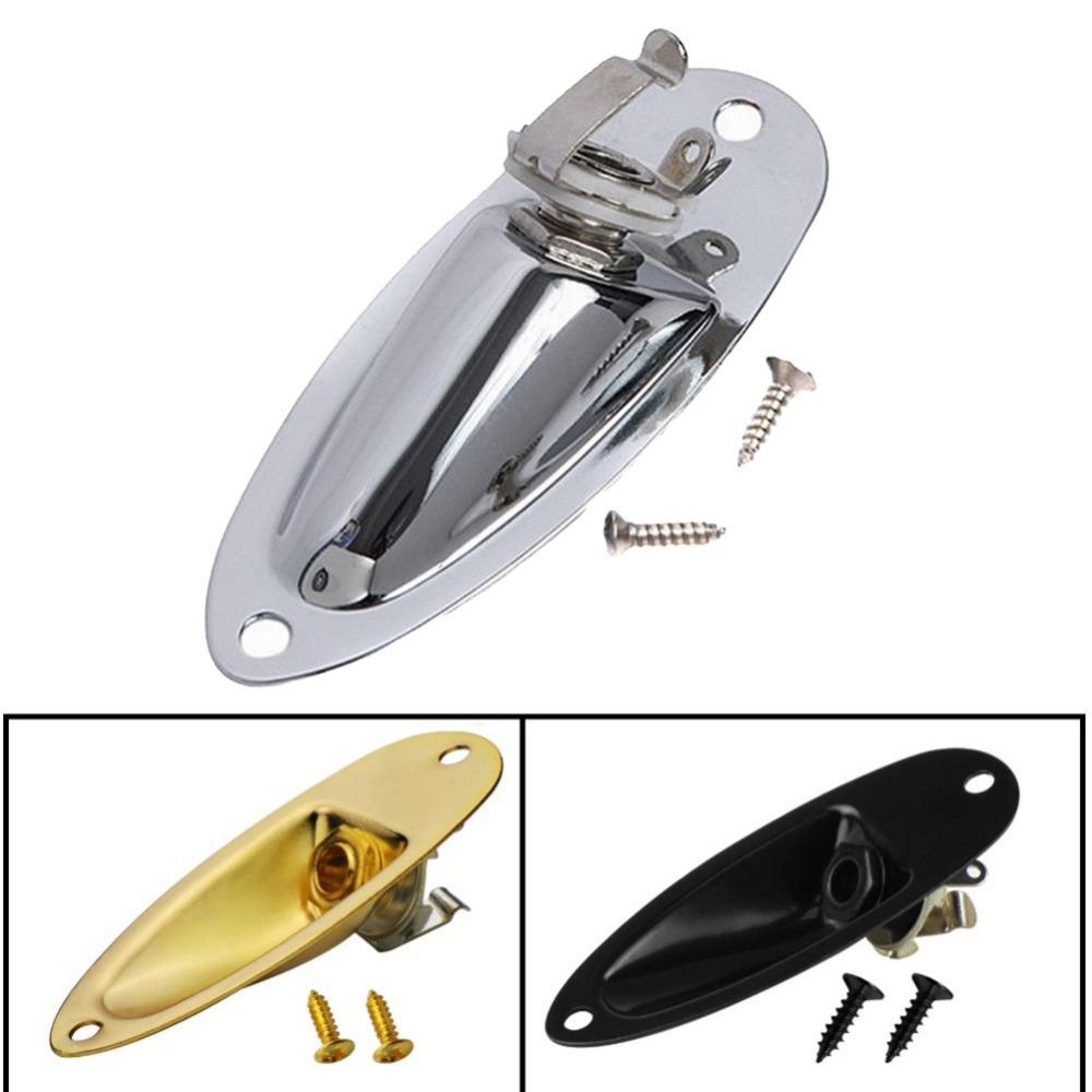 Guitarra Pickup Boat Guitar Jack Plate Guitar Parts 6.35mm Guitarra Pickup Electric Guitar