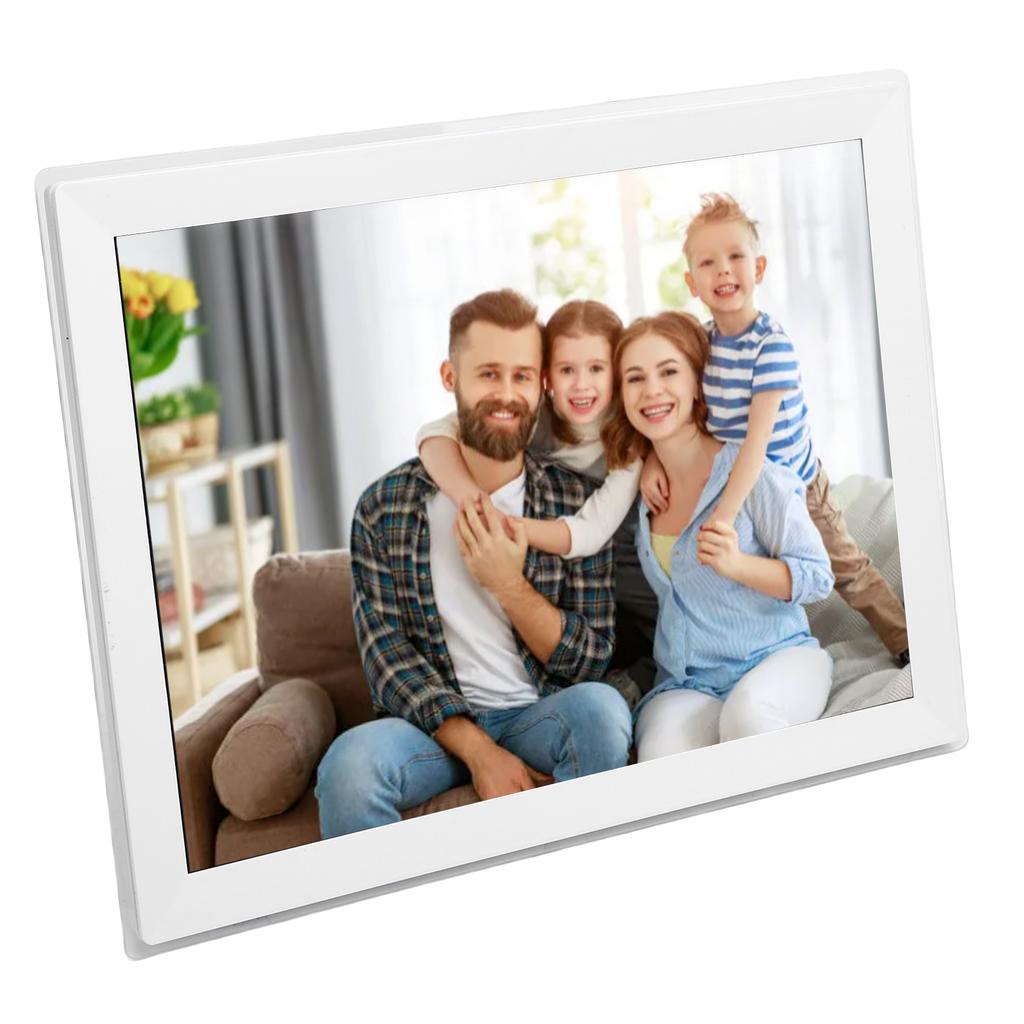 Digital Picture Frame 15 Inch HD Touch Screen 32GB Auto Rotate Wall Mountable WiFi Smart Photo Frame with APP for Photo