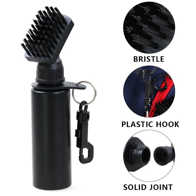 Golf Club Cleaning Brush with Water Dispenser, Golf Club Brush Grooves Cleaner Golf Cleaning Brush Golf Brush Cleaner