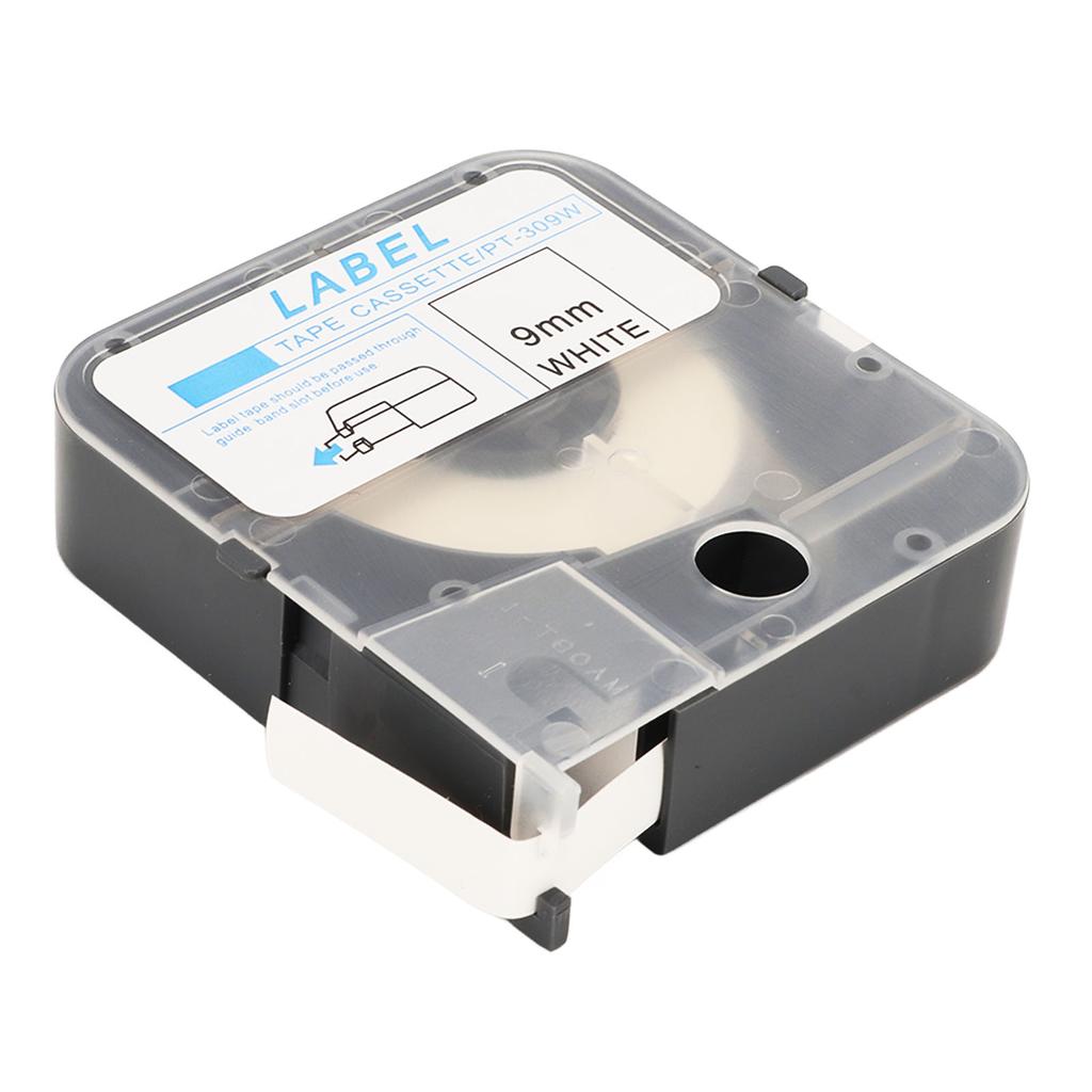 Label Maker Tape 9mm Wide 8m Length Self Adhesive Label Tape Refills for MAX LM380E LM390A LM370A LM