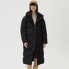 2026 Winter Long Down Coat Couples Warm Windproof Hooded Puffer Jacket Over-the-Knee