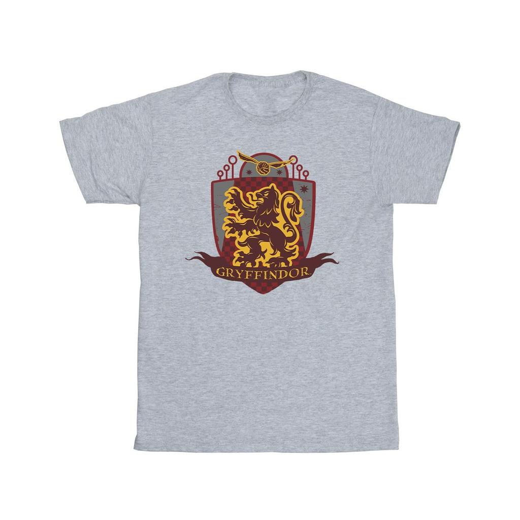 Harry Potter Mens Gryffindor Chest Badge T-Shirt