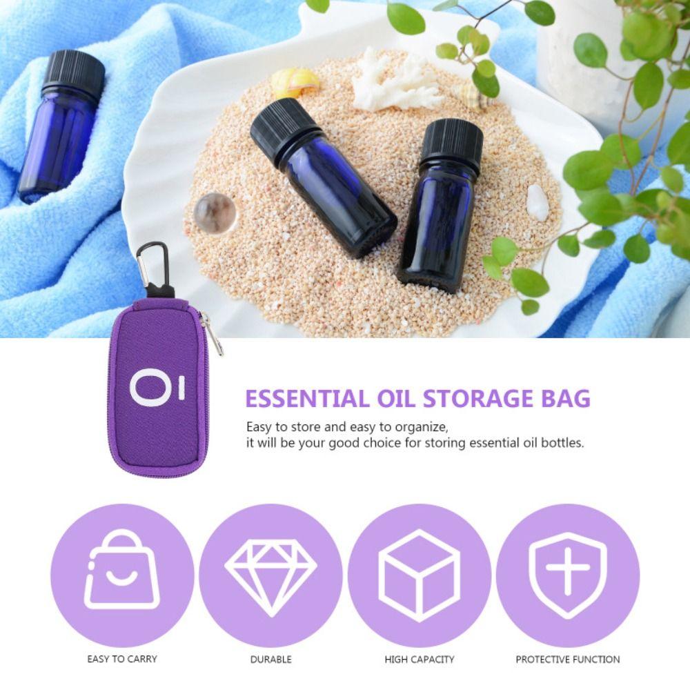 10-слотовый держатель для бутылочек с эфирным маслом, противоударный чехол для хранения помады