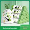 Пакеты для мусора кухонные с завязками с принтом панды - Прочные и толстые