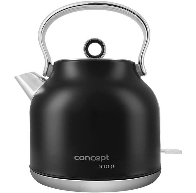 Electric Kettle Concept Retrosign Rk3334 Black