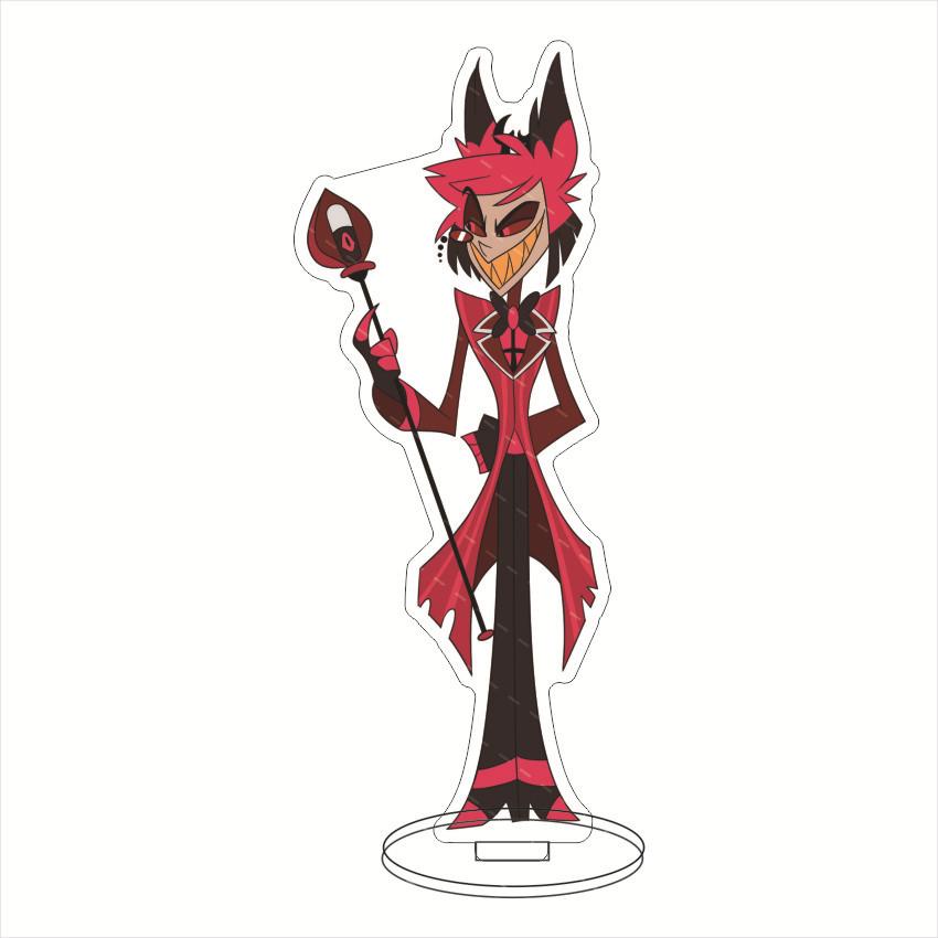 Аниме Hazbin Hotel Чарли Морнингстар Косплей Стенд Акриловые Фигурки Вагги Настольный Стоячий Знак Модель Декор Подарки на День Рождения