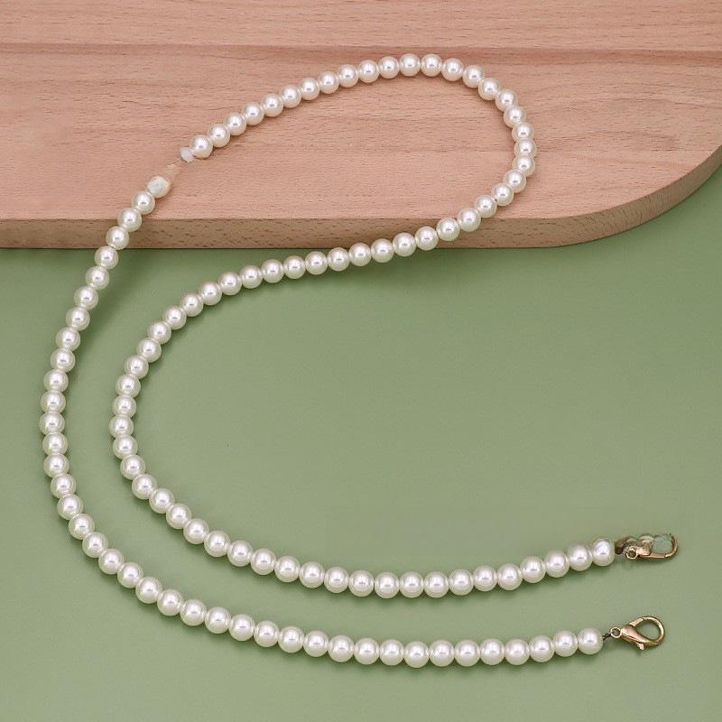 Декоративная сумка-цепочка с жемчугом и металлической цепочкой для аксессуаров своими руками