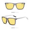aoron Men's and Women's Polarized Sunglasses Aluminum Magnesium Glasses Legs Sunglasses Box Driving Sunglasses Night Vision