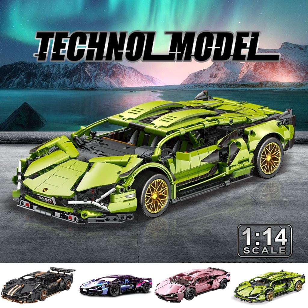 Очень популярная киберпанк версия кареты Lamborghini, модель Lego, игрушка на радиоуправлении