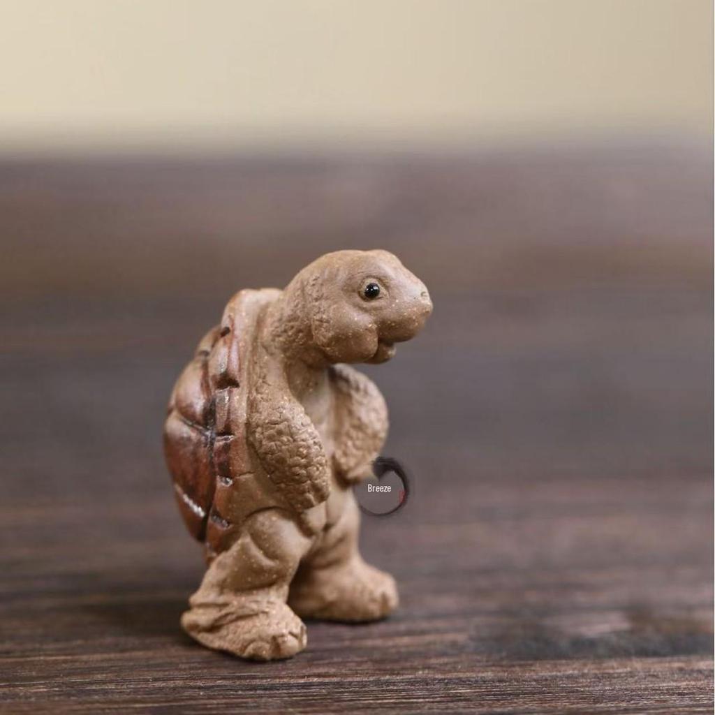 Исинская фиолетовая глина Черепаха - Чайный питомец и Подставка для благовоний, Украшение