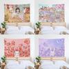 Rabbit Animation Cartoon Tapestry Office Living Room Decoration Home Wall Tapestry